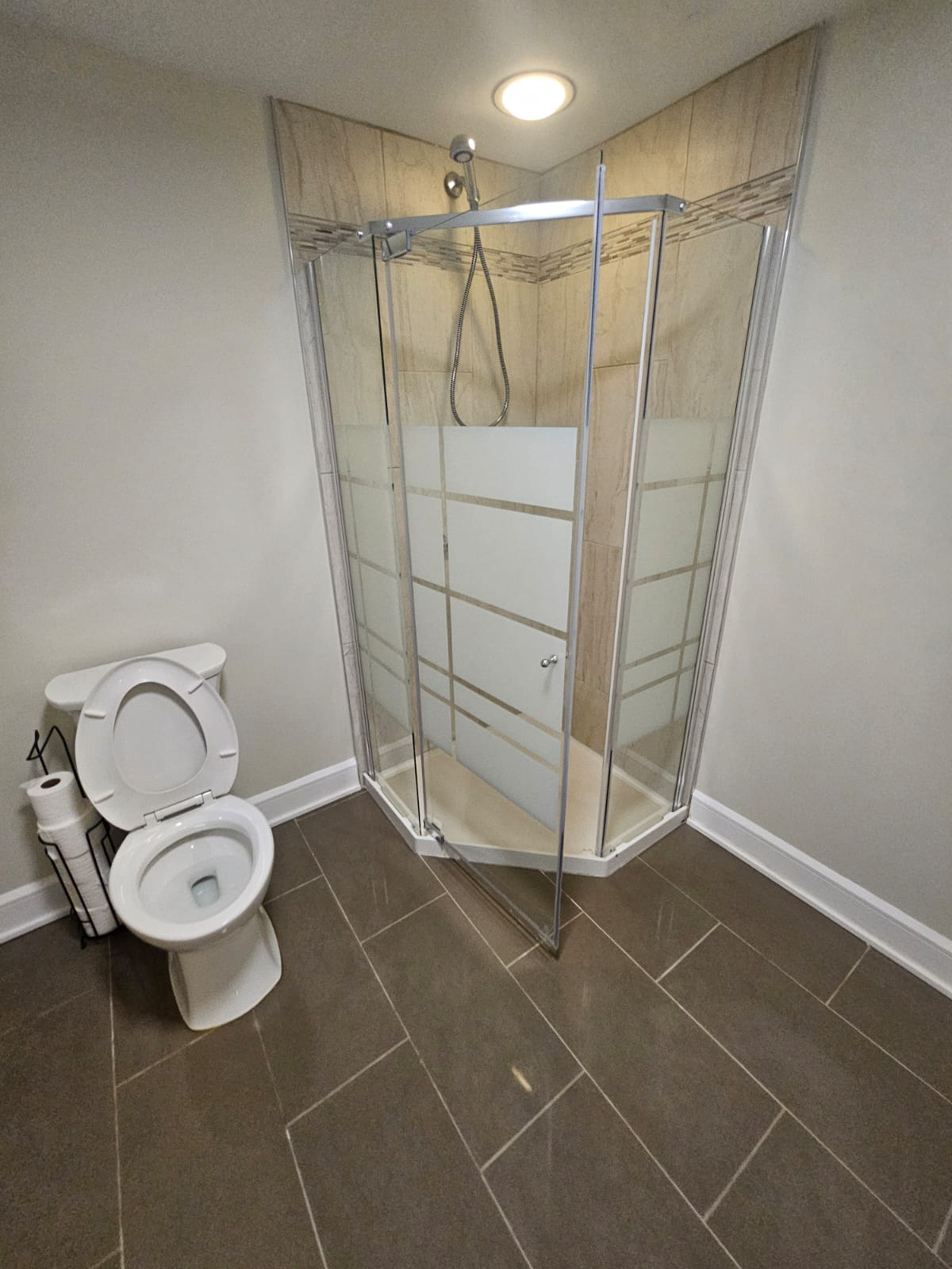 Guest Bathroom — Tile & Glass